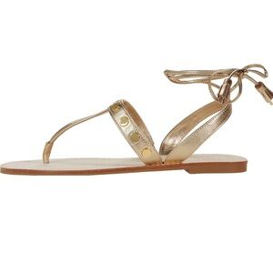 Lilly Pulitzer Gold Strappy Sandals